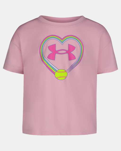 Little Girls' UA Heart Logo T-Shirt